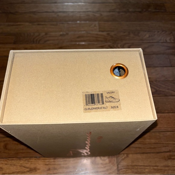 Vintage Havana Leather Valery Rust & Leopard Detail Run Sneakers Women's Size 6 - Picture 12 of 13